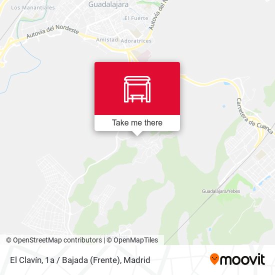 El Clavín, 1a / Bajada (Frente) map