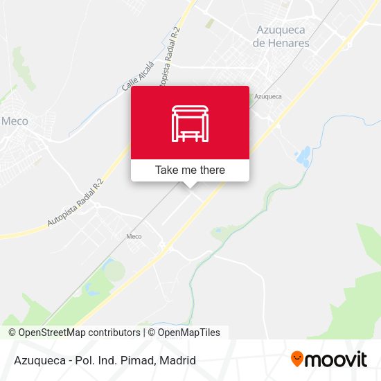 Azuqueca - Pol. Ind. Pimad map