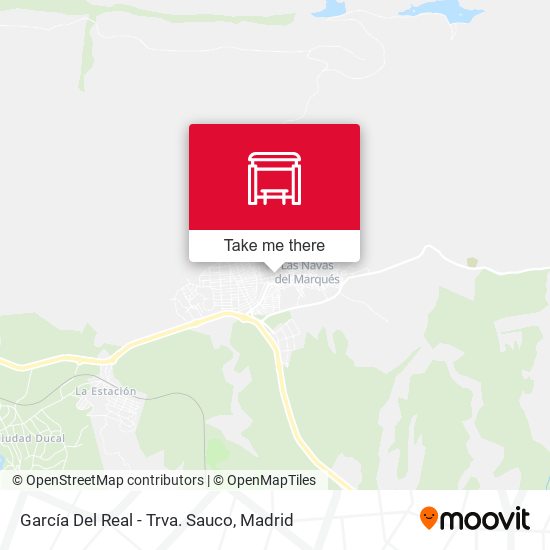García Del Real - Trva. Sauco map