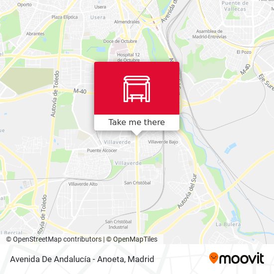 Avenida De Andalucía - Anoeta map