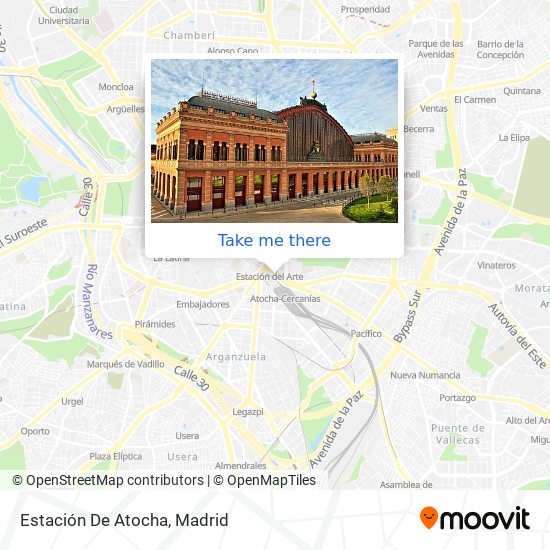 Estación De Atocha map