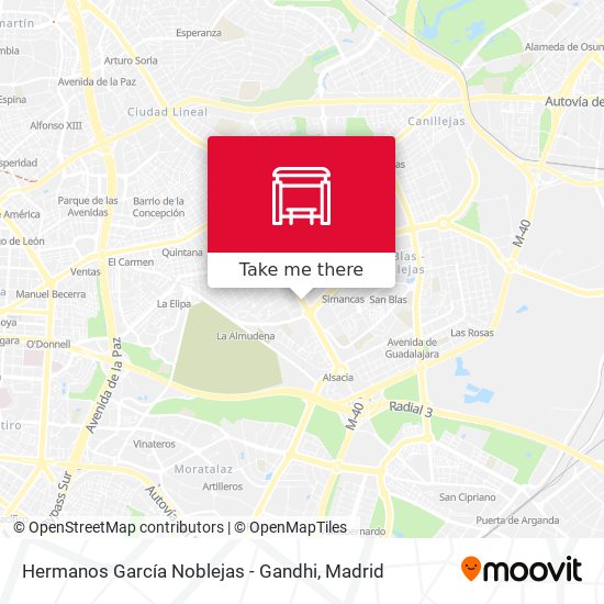 Hermanos García Noblejas - Gandhi map