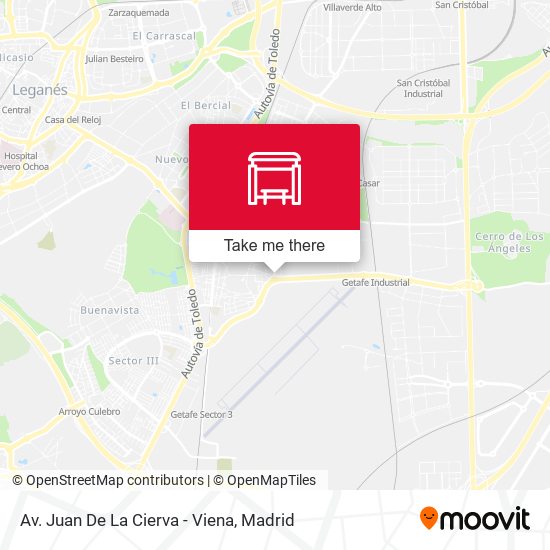 Av. Juan De La Cierva - Viena map
