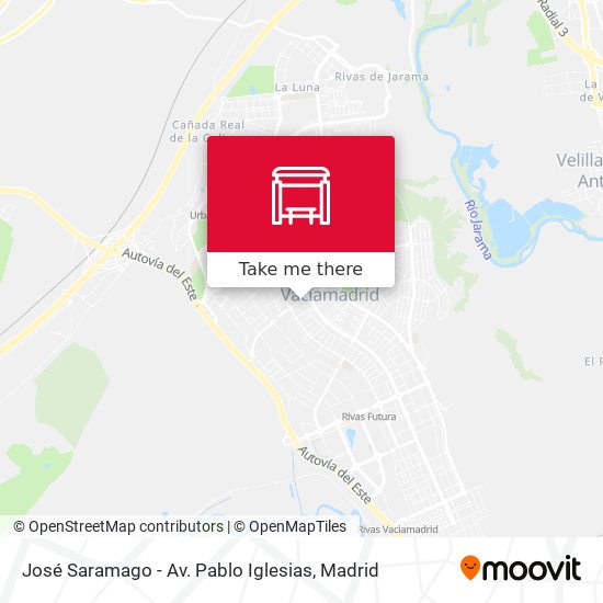 José Saramago - Av. Pablo Iglesias map