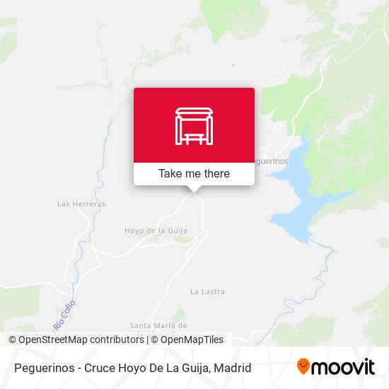 Peguerinos - Cruce Hoyo De La Guija map