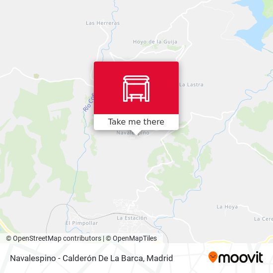 Navalespino - Calderón De La Barca map