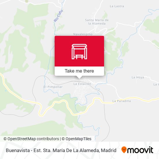 Buenavista - Est. Sta. María De La Alameda map