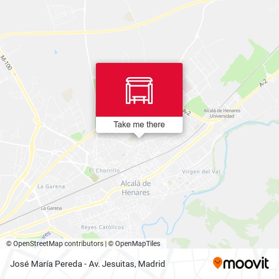 José María Pereda - Av. Jesuitas map