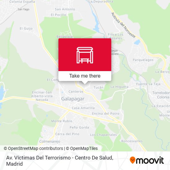 Av. Víctimas Del Terrorismo - Centro De Salud map