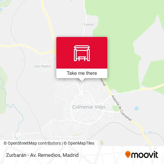 Zurbarán - Av. Remedios map