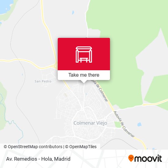 Av. Remedios - Hola map