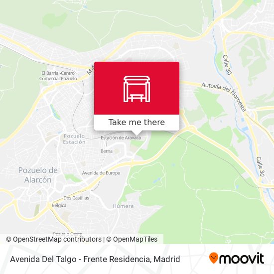 mapa Avenida Del Talgo - Frente Residencia