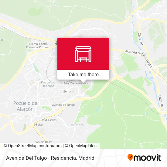 Avenida Del Talgo - Residencia map