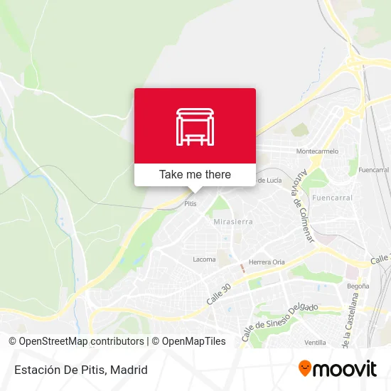 Estación De Pitis map