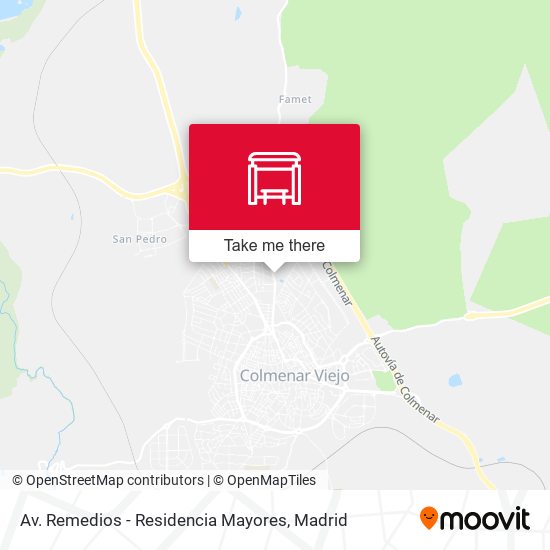 Av. Remedios - Residencia Mayores map