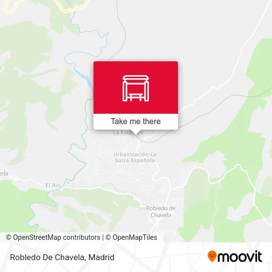 Robledo De Chavela map