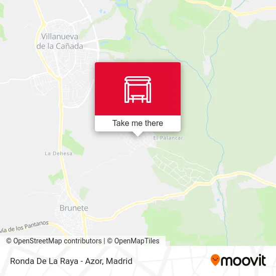 Ronda De La Raya - Azor map