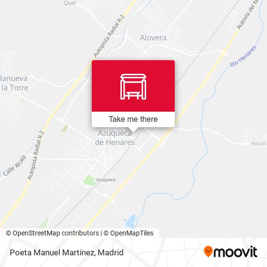 Poeta Manuel Martínez map