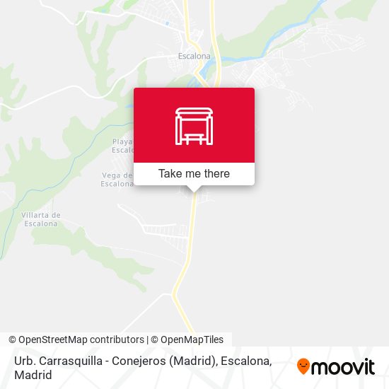 Urb. Carrasquilla - Conejeros (Madrid), Escalona map