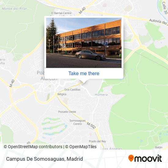 Campus De Somosaguas map