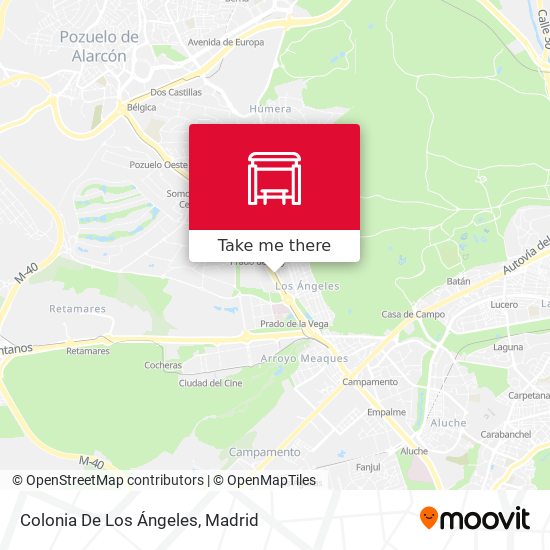 Colonia De Los Ángeles map