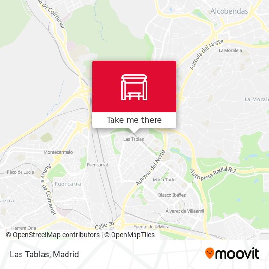 How to get to Las Tablas in Madrid by Metro, Bus, Train or Light Rail?