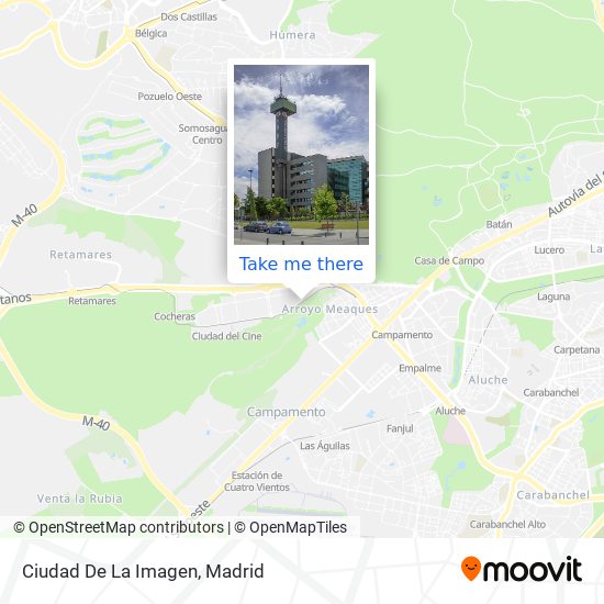 mapa Ciudad De La Imagen