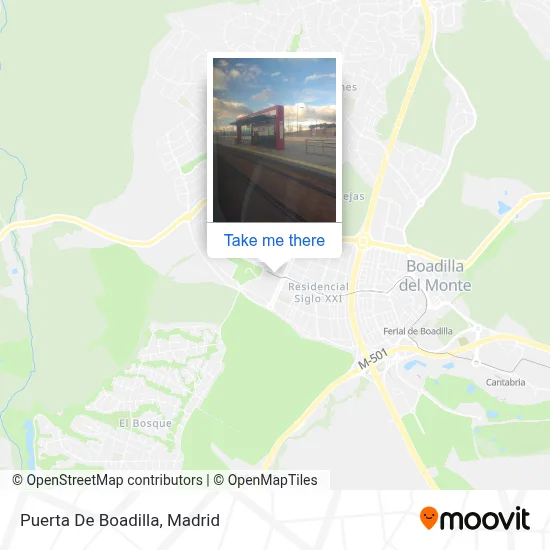 Puerta De Boadilla map