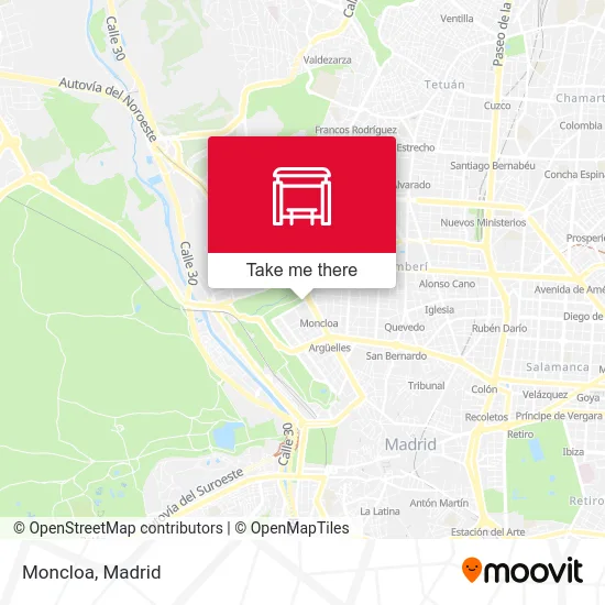 Moncloa map