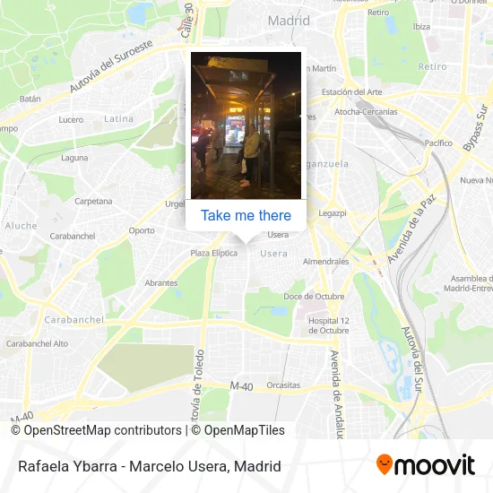 Rafaela Ybarra - Marcelo Usera map