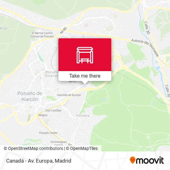 Canadá - Av. Europa map