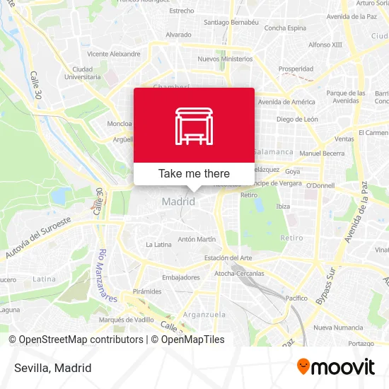 Sevilla map