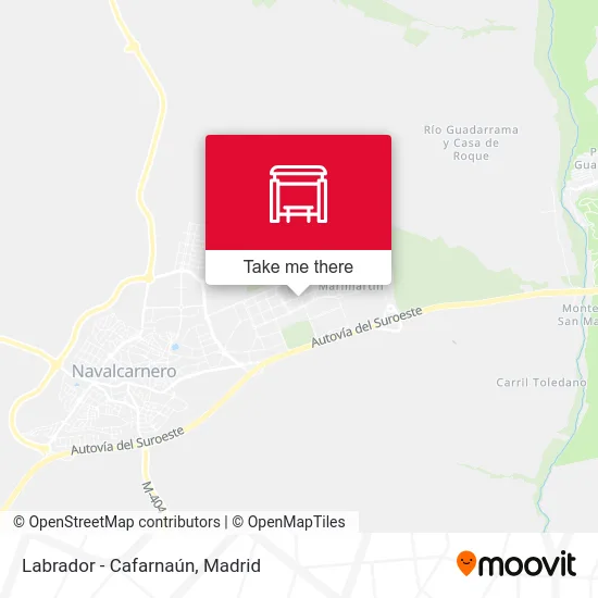 Labrador - Cafarnaún map