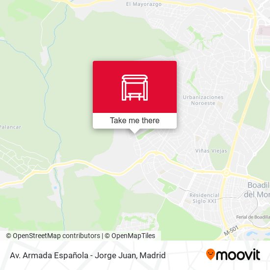 Av. Armada Española - Jorge Juan map