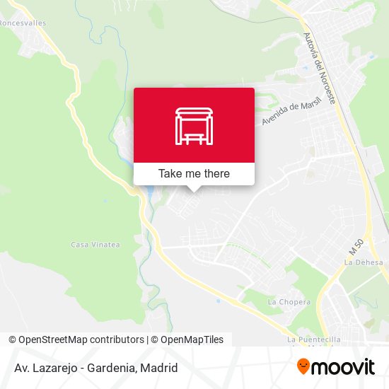 Av. Lazarejo - Gardenia map