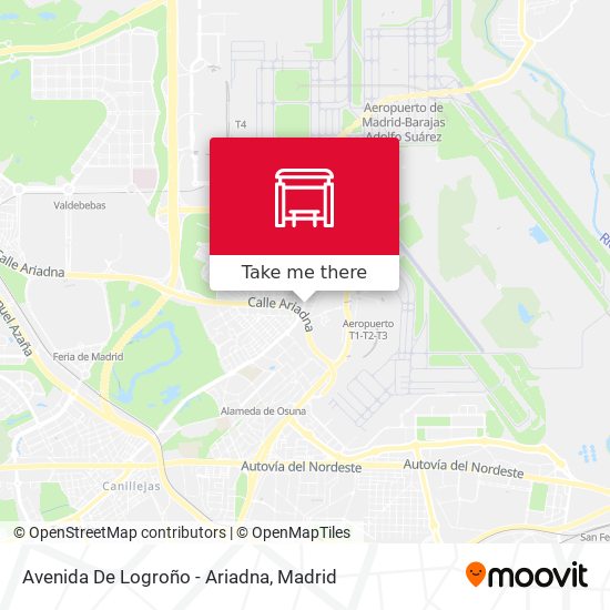 Avenida De Logroño - Ariadna map