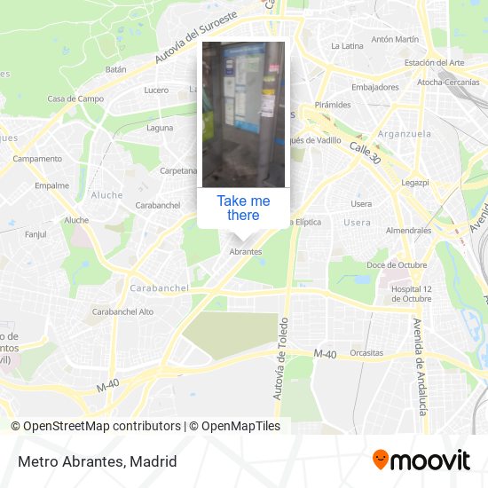 mapa Metro Abrantes