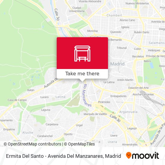 Ermita Del Santo - Avenida Del Manzanares map