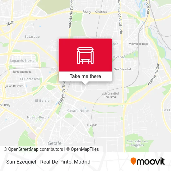 San Ezequiel - Real De Pinto map