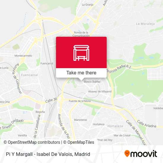 Pi Y Margall - Isabel De Valois map