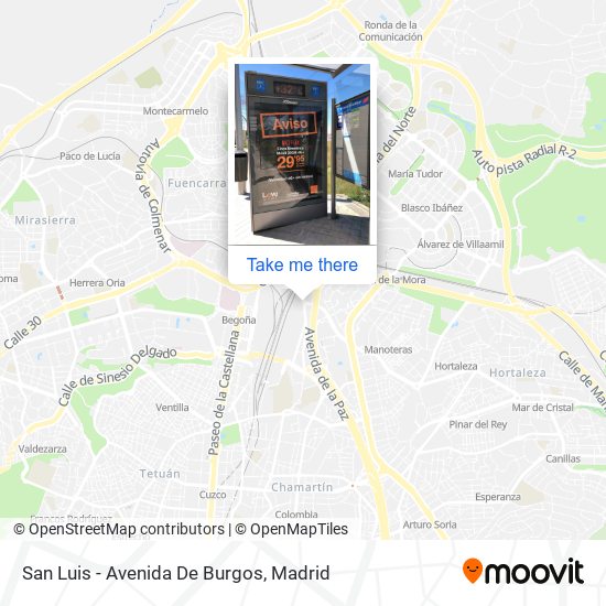 San Luis - Avenida De Burgos map