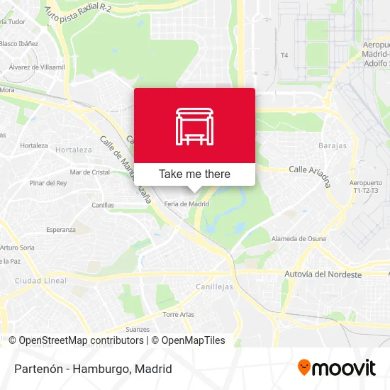 Partenón - Hamburgo map