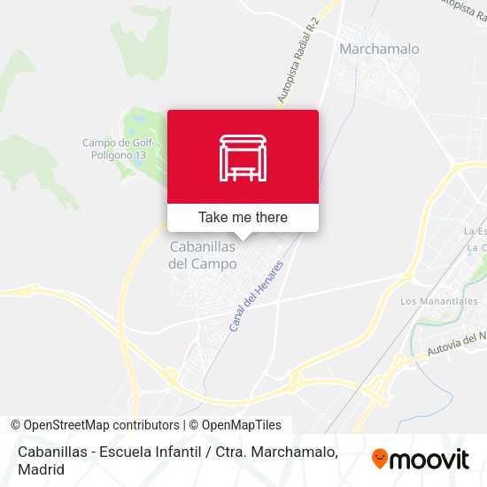 Cabanillas - Escuela Infantil / Ctra. Marchamalo map