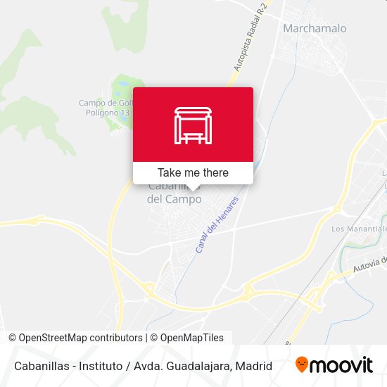 Cabanillas - Instituto / Avda. Guadalajara map