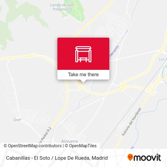 Cabanillas - El Soto / Lope De Rueda map