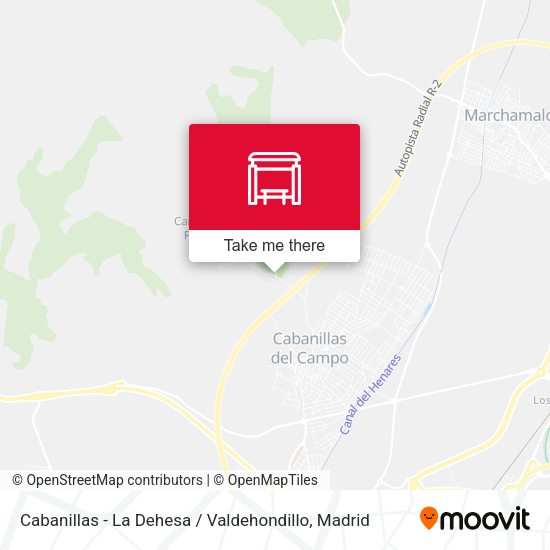 Cabanillas - La Dehesa / Valdehondillo map