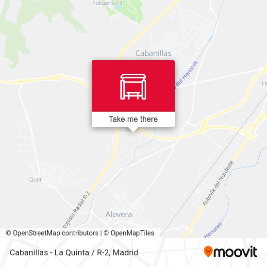 Cabanillas - La Quinta / R-2 map