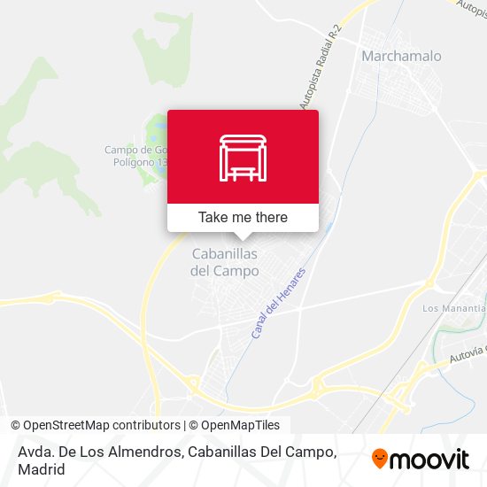 Avda. De Los Almendros, Cabanillas Del Campo map
