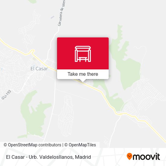 El Casar - Urb. Valdelosllanos map