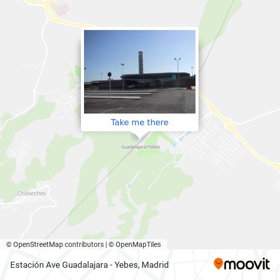 Estación Ave Guadalajara - Yebes map